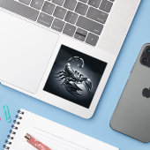 Stickers-Skorpion Aufkleber (Laptop mit iPhone)