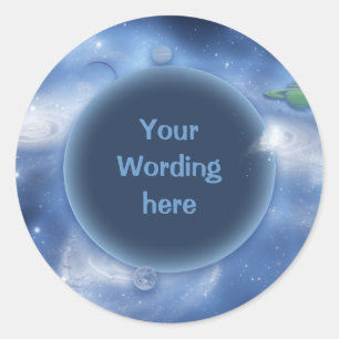 Stickers Template - anpassbare Raumfantasie