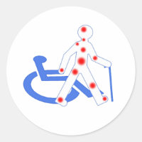 Stickers Unsichtbare Behinderung