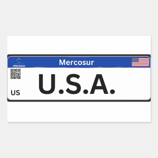 Stickers USA Mercosur (Vorderseite)