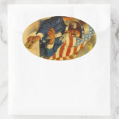Stickers Vintag Uncle Sam USA Travel Luggage (Tasche)
