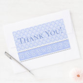 Stickers - Wedgewood Blue Damask (Umschlag)