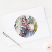 Stickers - Weihnachtseinkäufer Vintage Mülltonne (Umschlag)