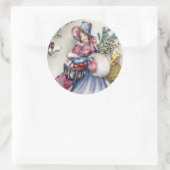 Stickers - Weihnachtseinkäufer Vintage Mülltonne (Tasche)