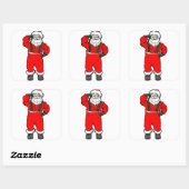 Stickers Weihnachtsmann (Blatt)