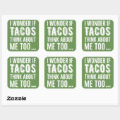 Stickers Wonder Tacos Denken (Blatt)
