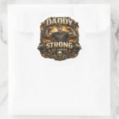 StickerStrong Dad Funny Fitness Father Sticker Vin (Tasche)