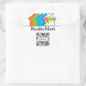 Stickervorlage Real Anwesen House Runder Aufkleber (Tasche)