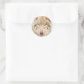 Stickerwolf Runder Aufkleber (Tasche)