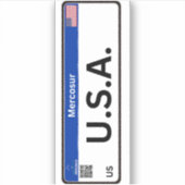 Stickets USA Mercosur Aufkleber (Vorderseite)