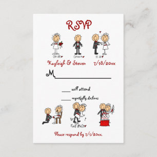 Stickfigure UAWG RSVP Karte