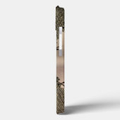 Stickig Burlap Sack Masken Weibchen Augen Case-Mate iPhone Hülle (Rückseite / Links)