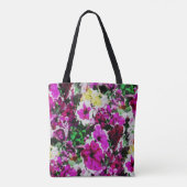 Stickige Stiefmütterchen... Tasche (Rückseite)