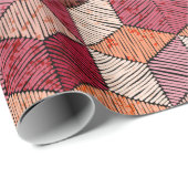 Stickiges Patchwork nahtlos Muster. Bohemisch.  Geschenkpapier (Rolleneckpunkt)
