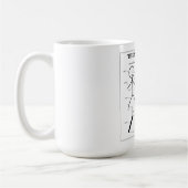 Stickman-Anatomie-Diagramm Kaffeetasse (Links)