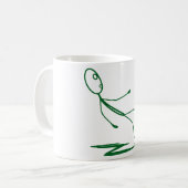 Stickman Banana Slip Tasse (Vorderseite Links)