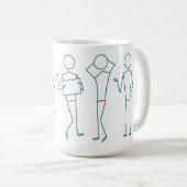 Stickman Collection Tasse Set (VorderseiteRechts)