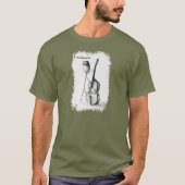 Stickman die T Bass-Männer T-Shirt (Vorderseite)