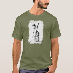 Stickman die T Bass-Männer T-Shirt