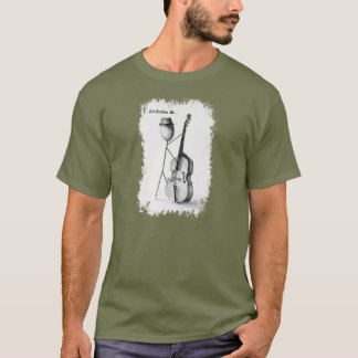 Stickman die T Bass-Männer T-Shirt
