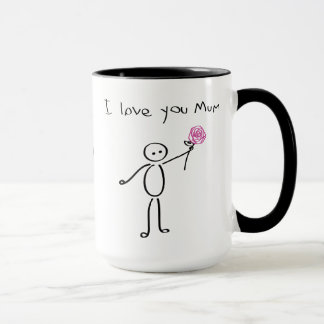 Stickman - i-Liebe Sie Mama - fantastische Mama - Tasse