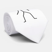Stickman Krawatte (Gerollt)