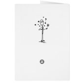 Stickman "Look What I can do" romantische Karte (Hinten)