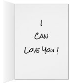 Stickman "Look What I can do" romantische Karte (Innen (Rechts))