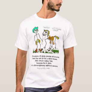 stickman mit stickhorse T-Shirt