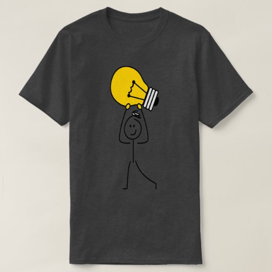 Stickman-Strichmännchen T-Shirt (Design vorne)