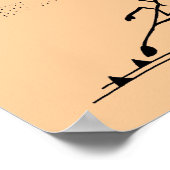 Stickman Track und Feld "All in a Day's Work" Poster (Ecke)