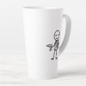 Stickmen At Work - Der Elektriker Milchtasse (Rechte Ecke)