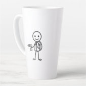 Stickmen At Work - Der Elektriker Milchtasse (Linke Ecke)