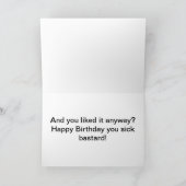 STICKMEN AUF FEUER-Karte Karte (Innenseite)