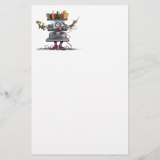 Stickmuster Briefpapier (Vorderseite)