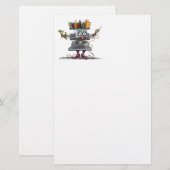 Stickmuster Briefpapier (Vorne/Hinten)