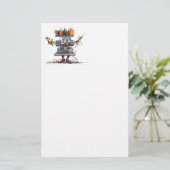 Stickmuster Briefpapier (Stehend Vorderseite)
