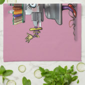 Stickmuster Geschirrtuch (Gefaltet)