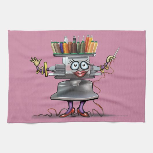 Stickmuster Geschirrtuch (Horizontal)