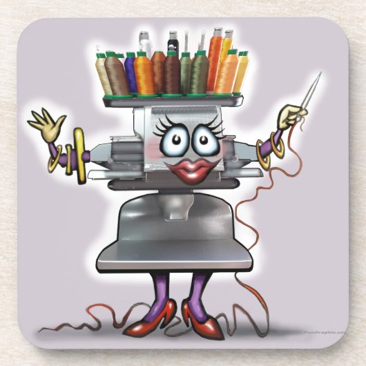 Stickmuster Getränkeuntersetzer (Vorderseite)