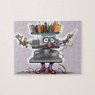 Stickmuster Puzzle