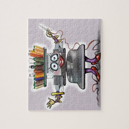 Stickmuster Puzzle (Vertikal)
