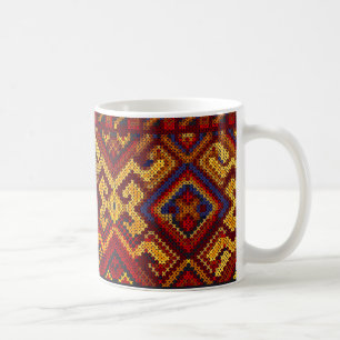 Stickmuster-Tasse Kaffeetasse
