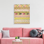 Stickmustertücher Leinwanddruck (Insitu (Wohnzimmer))