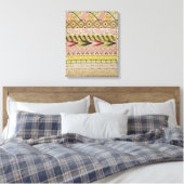 Stickmustertücher Leinwanddruck (Insitu (Schlafzimmer))