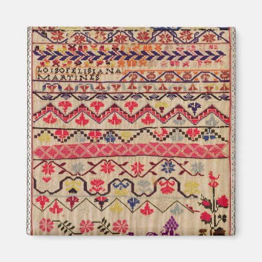 Stickmustertücher Magnet (Vorne)