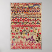 Stickmustertücher Poster (Vorne)