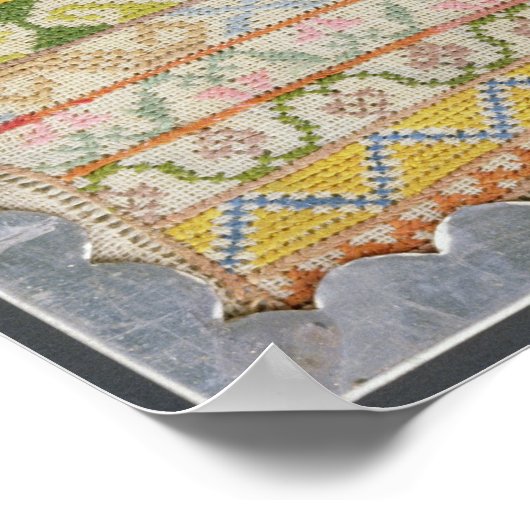 Stickmustertücher Poster (Ecke)