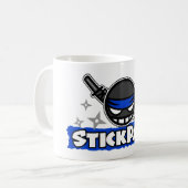 StickPage Ninja Kaffeetasse (Vorderseite Links)