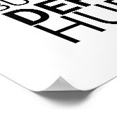 Sticks & Stones, Geweckt Satire Poster (Ecke)